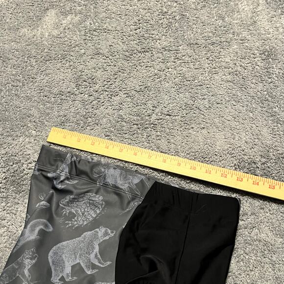 Podiumwear Cycling Shorts Mens Large Padded Bike Riding Gray Animal Print - Picture 6 of 7